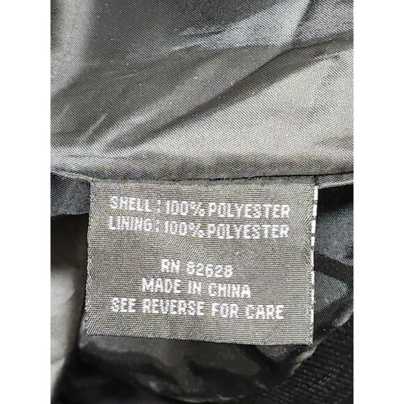 Southpole Jacket Women Large Black Cropped Embroidered Logo Y2k - Picture 10 of 12